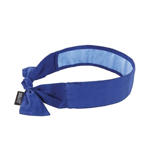 Ergodyne Chill-Its 6700CT Cooling Bandana Tie Western Cobalt